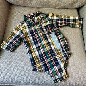 NWT Gap plaid onesie